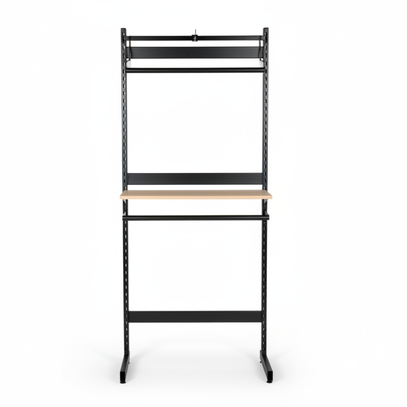 Framework, L-gondol, svart, B67 x H247,50 cm