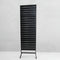 Panelgondol, ensidig, standardpanel, svart. B67 x D40,5 x H247 cm