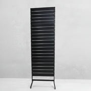 Panelgondol, ensidig, standardpanel, svart. B67 x D40,5 x H247 cm