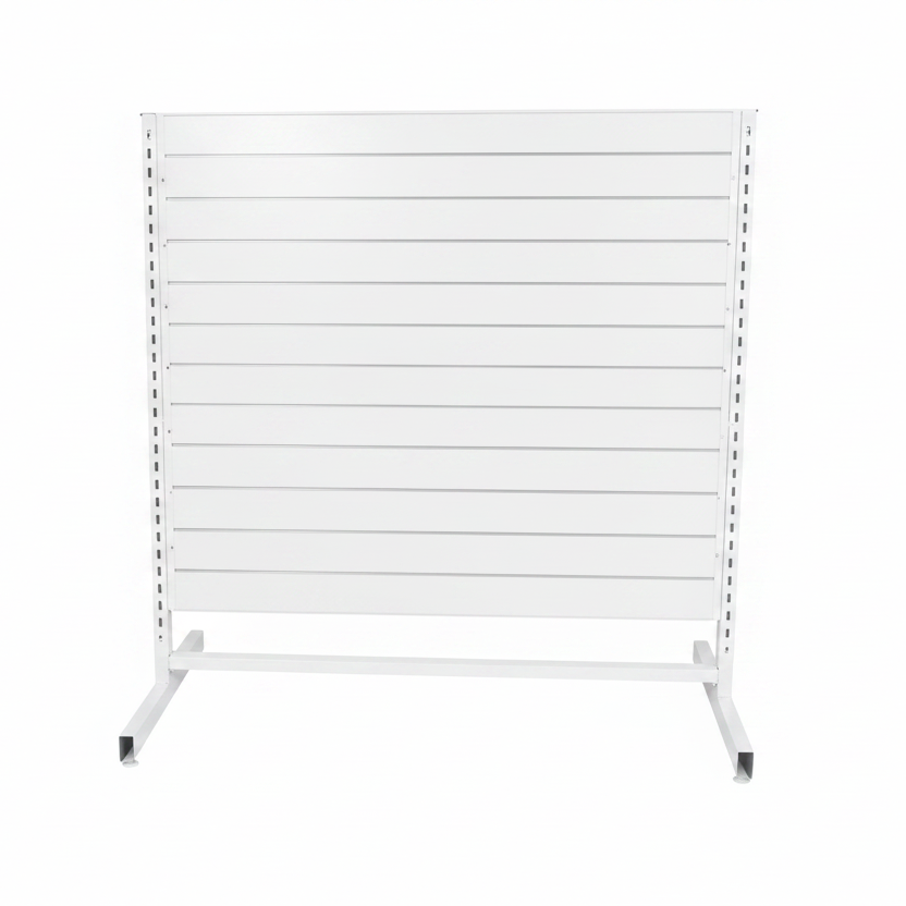 Panelgondol, dubbelsidig, standardpanel, vit. vit, B127 x D76 x H147 cm