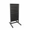 Panelgondol, dubbelsidig, standardpanel, svart. B67 x D76 x H147 cm