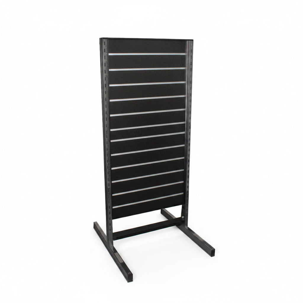 Panelgondol, dubbelsidig, standardpanel, svart. svart, B67 x D76 x H147 cm