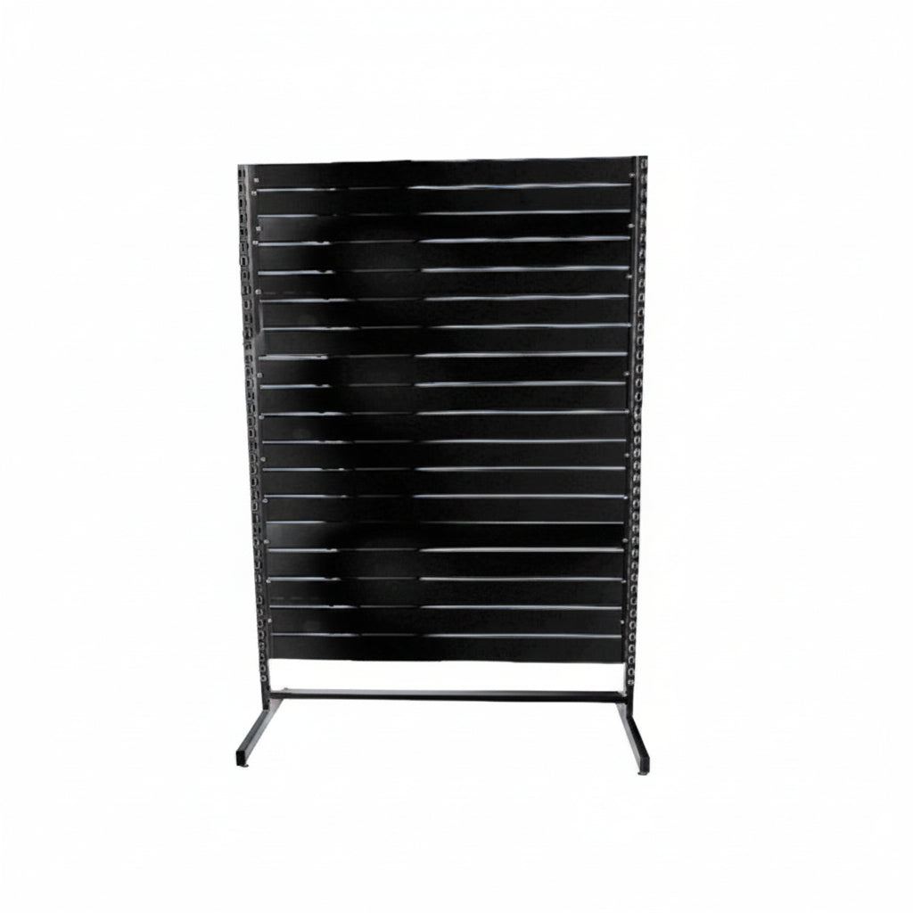Panelgondol, enkeltsidig, standardpanel, svart, svart, B127 x D40,5 x H217 cm