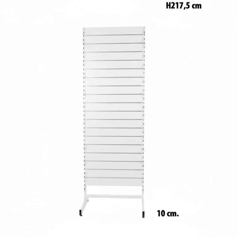 Panelgondol, enkelsidig, standardpanel, vit. B67 x D40,5 x H217 cm