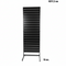 Panelgondol, enkelsidig, standardpanel, svart. svart, B67 x D40,5 x H217 cm
