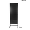 Panelgondol, enkelsidig, standardpanel, svart, B67 x D40,5 x H217 cm