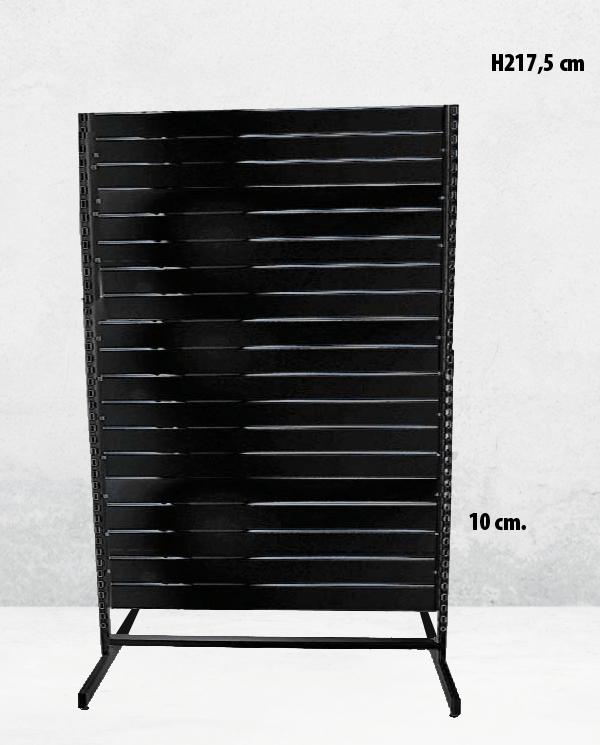 Panelgondol, dobbeltsidet, standard panel. hvid, B127 x D76 x H217 cm