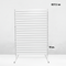 Panelgondol, dubbelsidig, standardpanel. vit, B127 x D76 x H217 cm