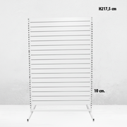 Panelgondol, dubbelsidig, standardpanel. vit, B127 x D76 x H217 cm