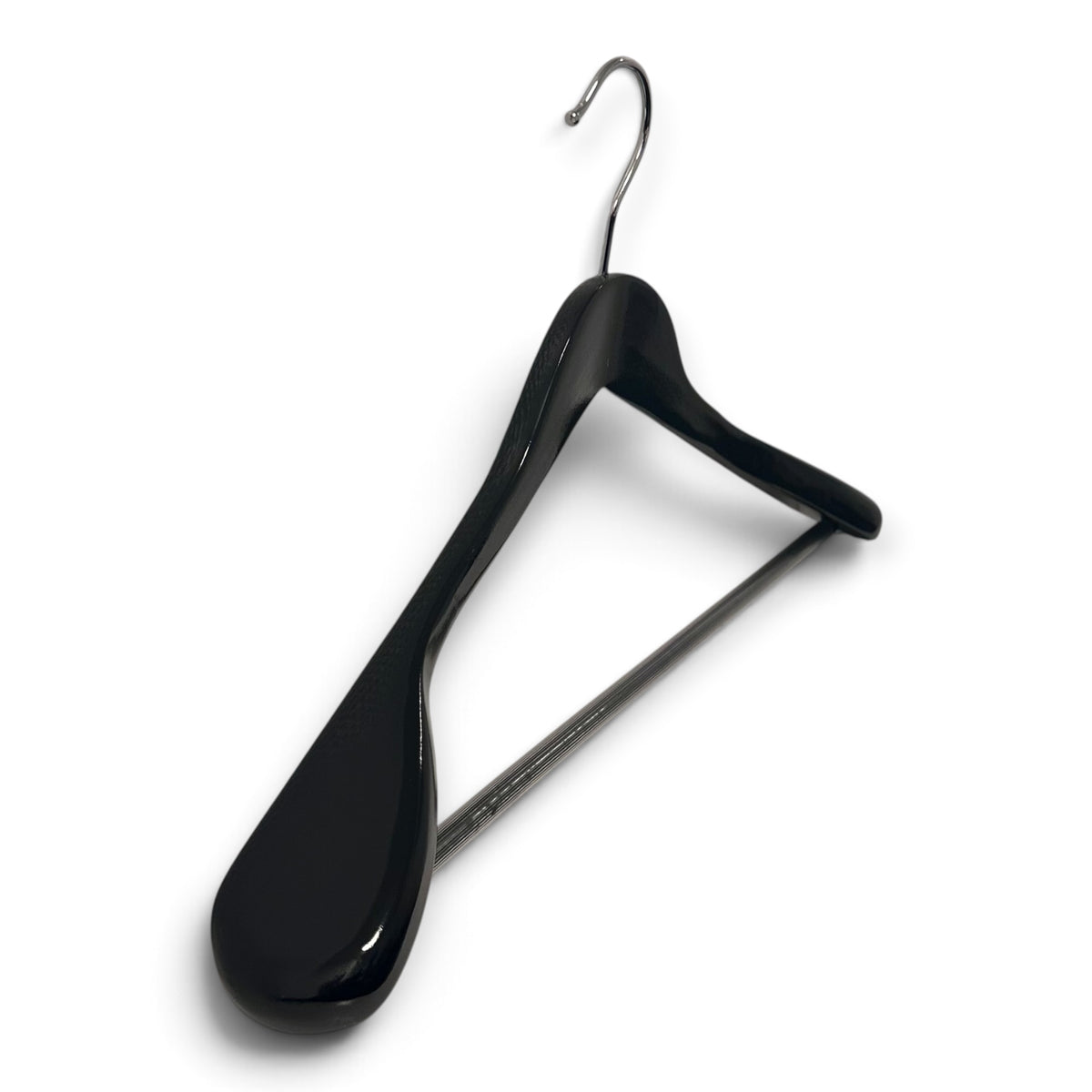Kavajgalge, vinklad. Svart - B 45 cm.