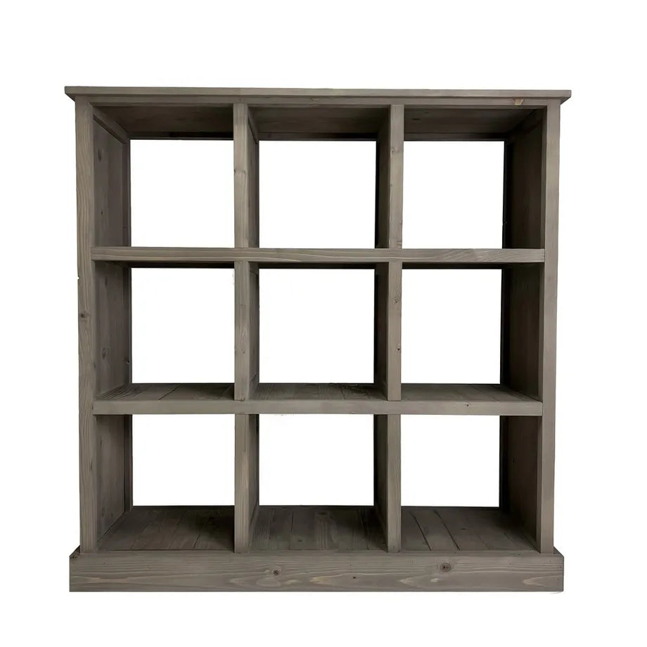 Graywood, öppen hylla, med 9 fack. H110 cm