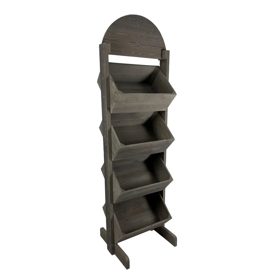 Graywood, ställning, med 4 fack. H202 cm