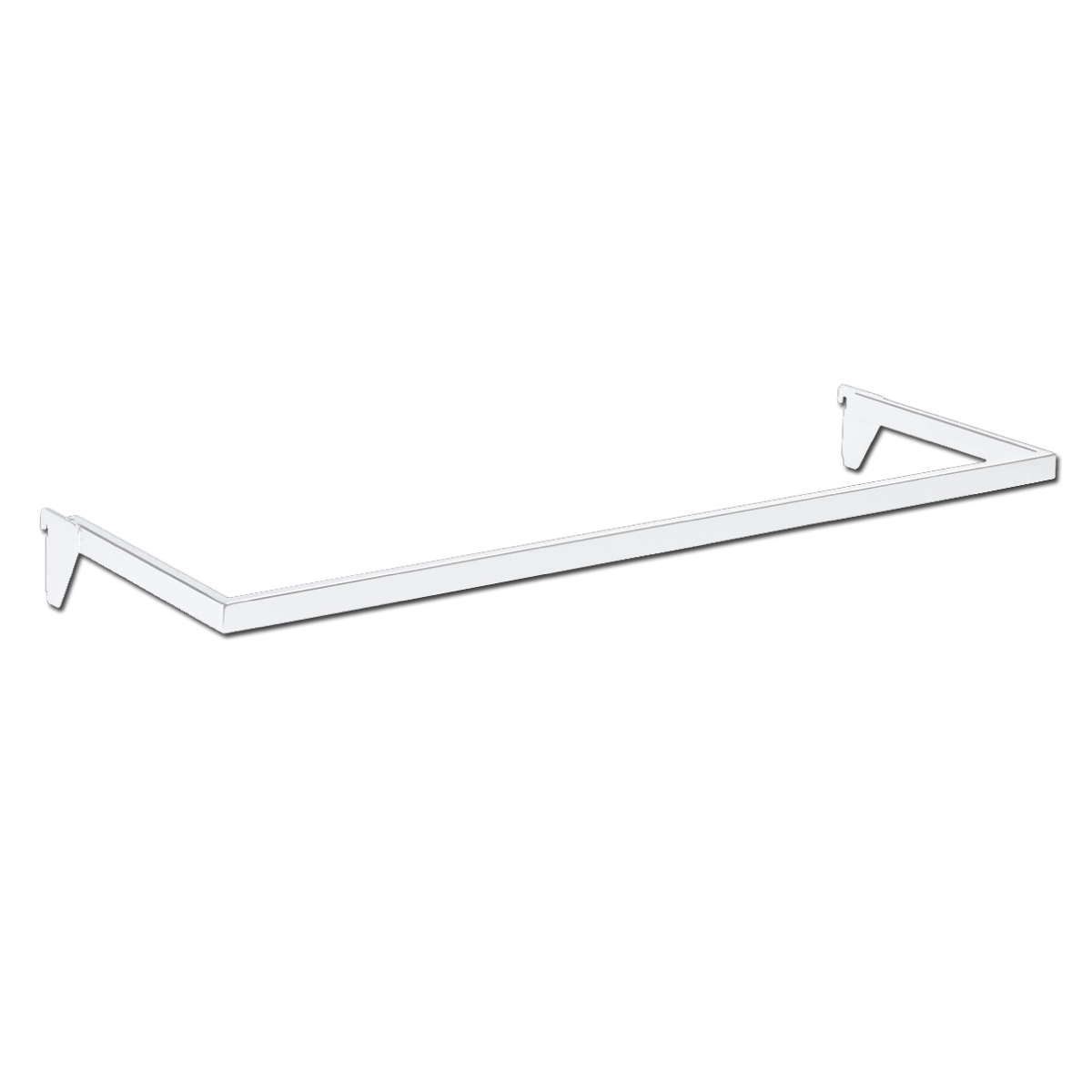U-böjstång (91 cm). Vit, multibehör - 12 mm
