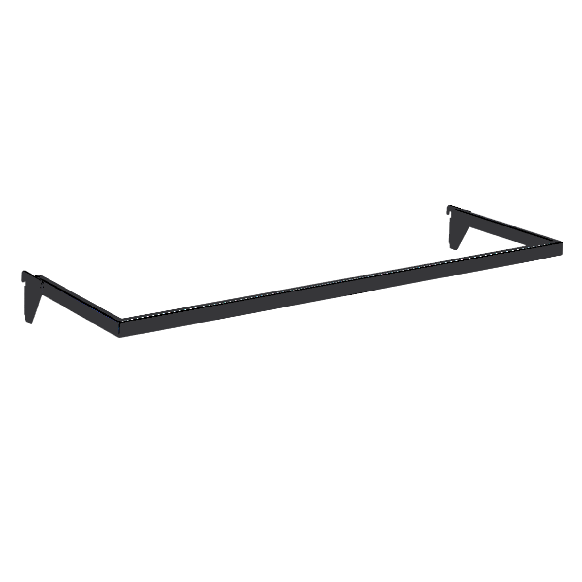 U-böjstång (91 cm). Svart, multifäste - 12 mm