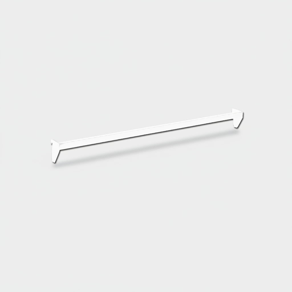 Dekorationsstång (91,5 cm). Vit, multibehör - 12 mm
