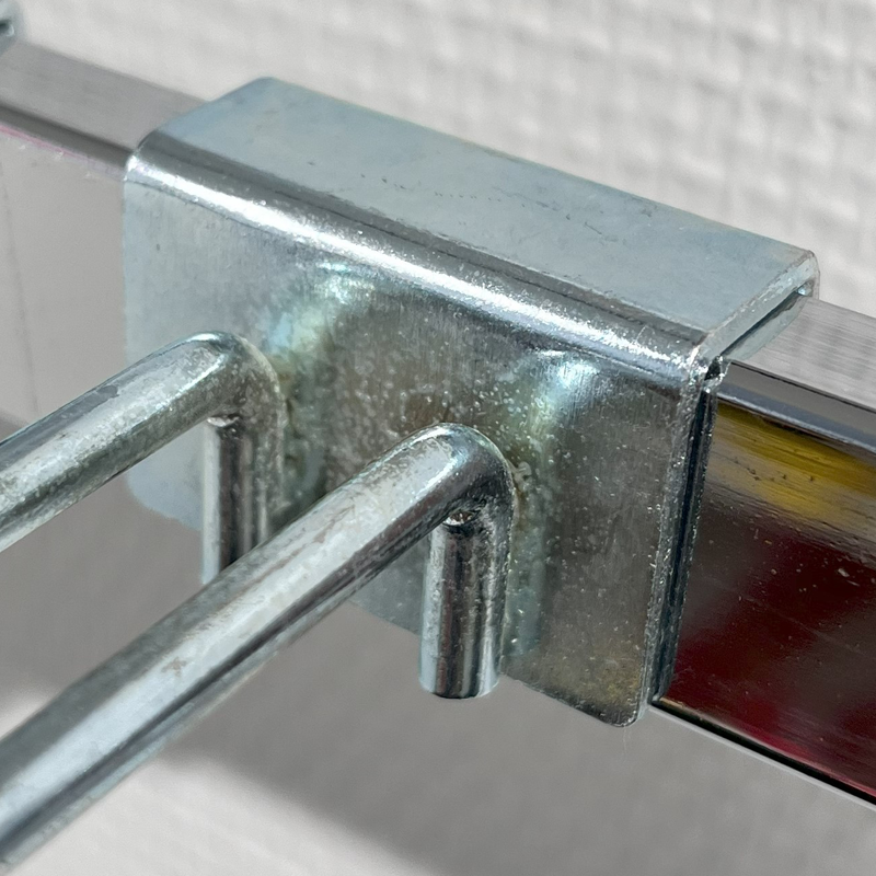 Euro-krog, til 12 mm dekostang, galvaniseret, 15 cm