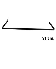 Sort U-bøjlestang 91 cm til SuperSkinne