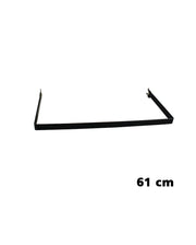 Sort U-bøjlestang 61 cm til SuperSkinne