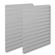 Rillepanel - Standard (120 x 240 cm) - Grå med alulister