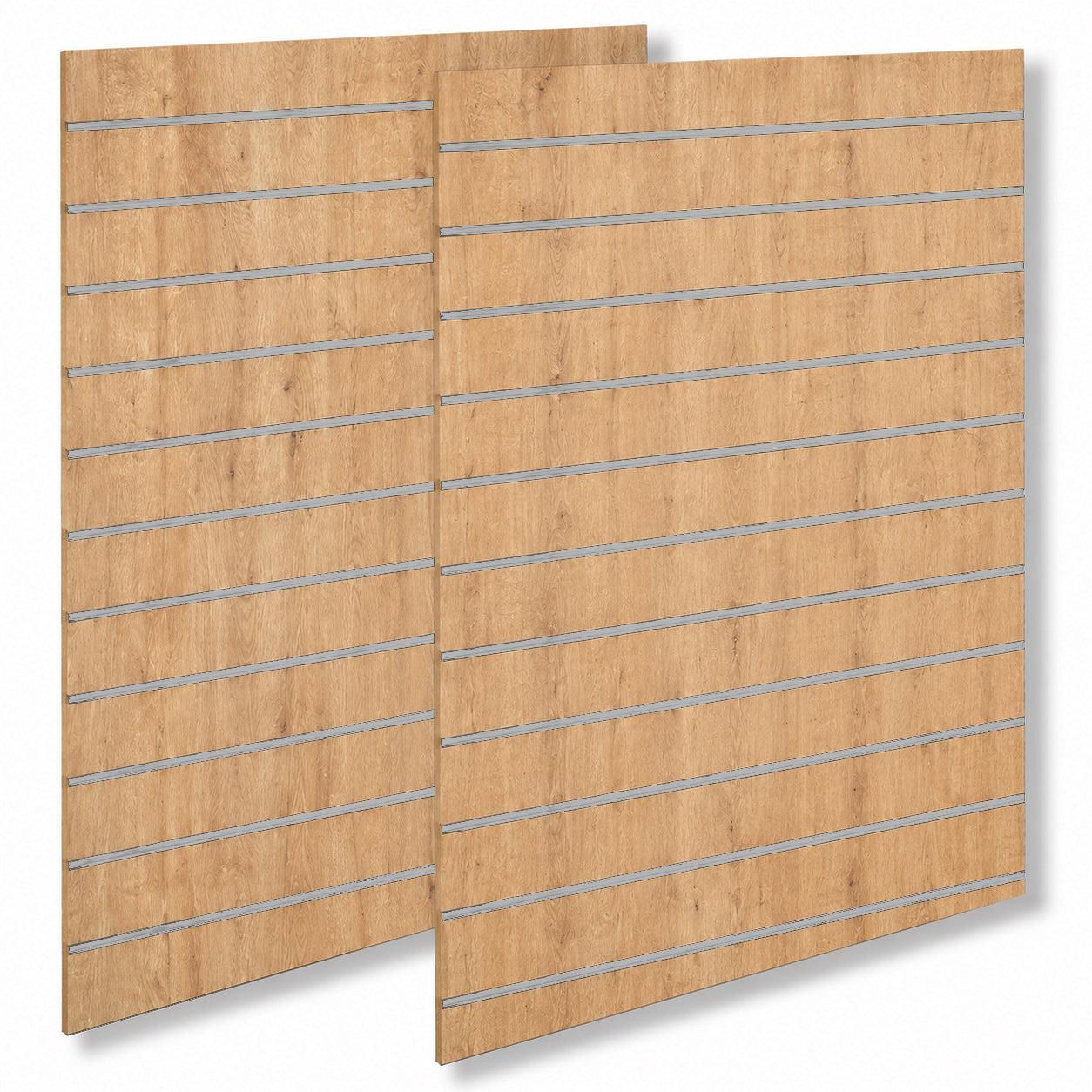 Rillad panel - standard (120 x 240 cm.) - ek-look med alulister