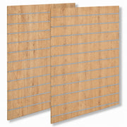 Rillad panel - standard (120 x 240 cm.) - ek-look med alulister