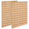 Rillad panel - standard (120 x 240 cm) - ek-look aluminiumlister i färgen vit