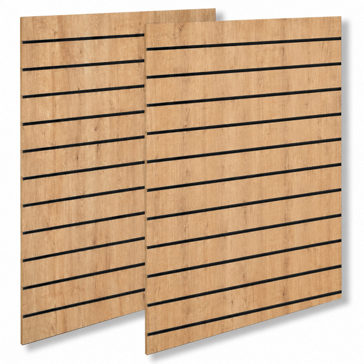 Rillepanel - standard (120 x 240 cm) - ek-look alulister i svart