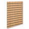 Rillpanel - standard (120 x 120 cm) - eklook med alulister i svart