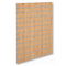 Rillad panel - standard ( 120 x 120 cm.) - eklook med alulister