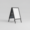 A-skylt med snapramar 50 x 70 cm – svart
