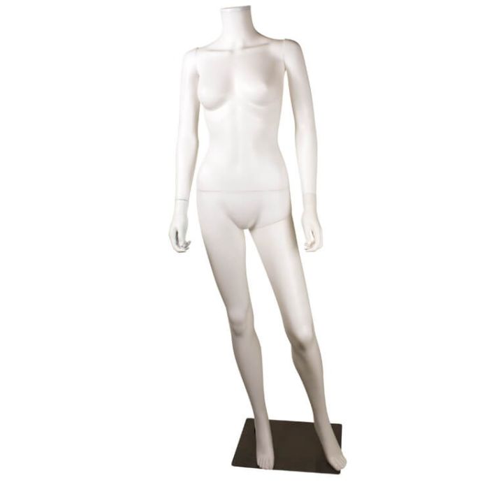 Basdamdocka för damer utan huvud. Plast