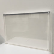 Magnetisk skyltfäste, A3, B 29,5 x D 2 x H 42 cm, klar akryl