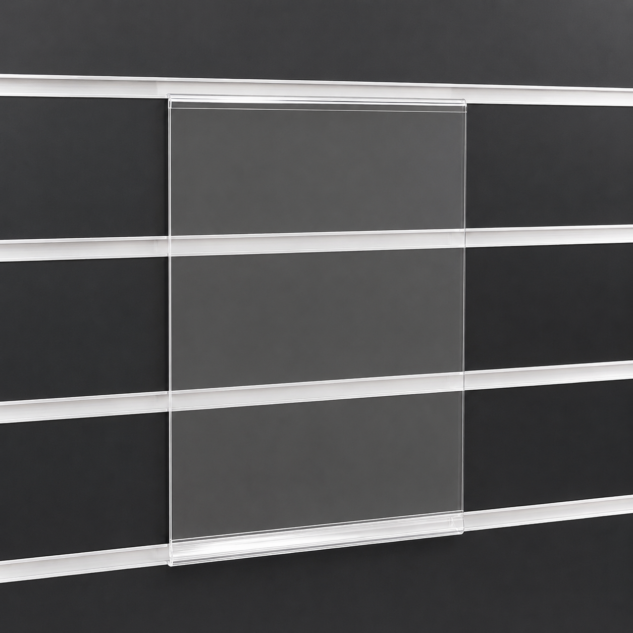 Skyltställ, t/ panel, akryl - A4