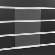 Skyltställ, t/ panel, akryl - A4