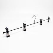 Metallklämma (B 60 cm) - 50 st. 4 klämmor H 7 cm Svart