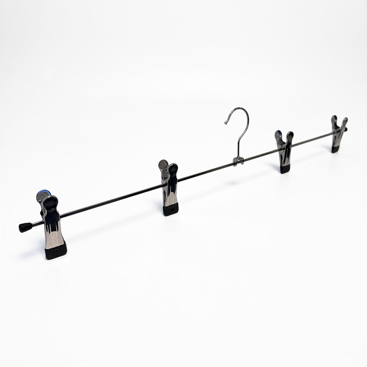 Metallklämma (B 60 cm) - 50 st. 4 klämmor H 7 cm Svart