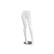 Damdamstorso, ben - svart. Metallfotplatta. Mannequin underdel. Höftvrid