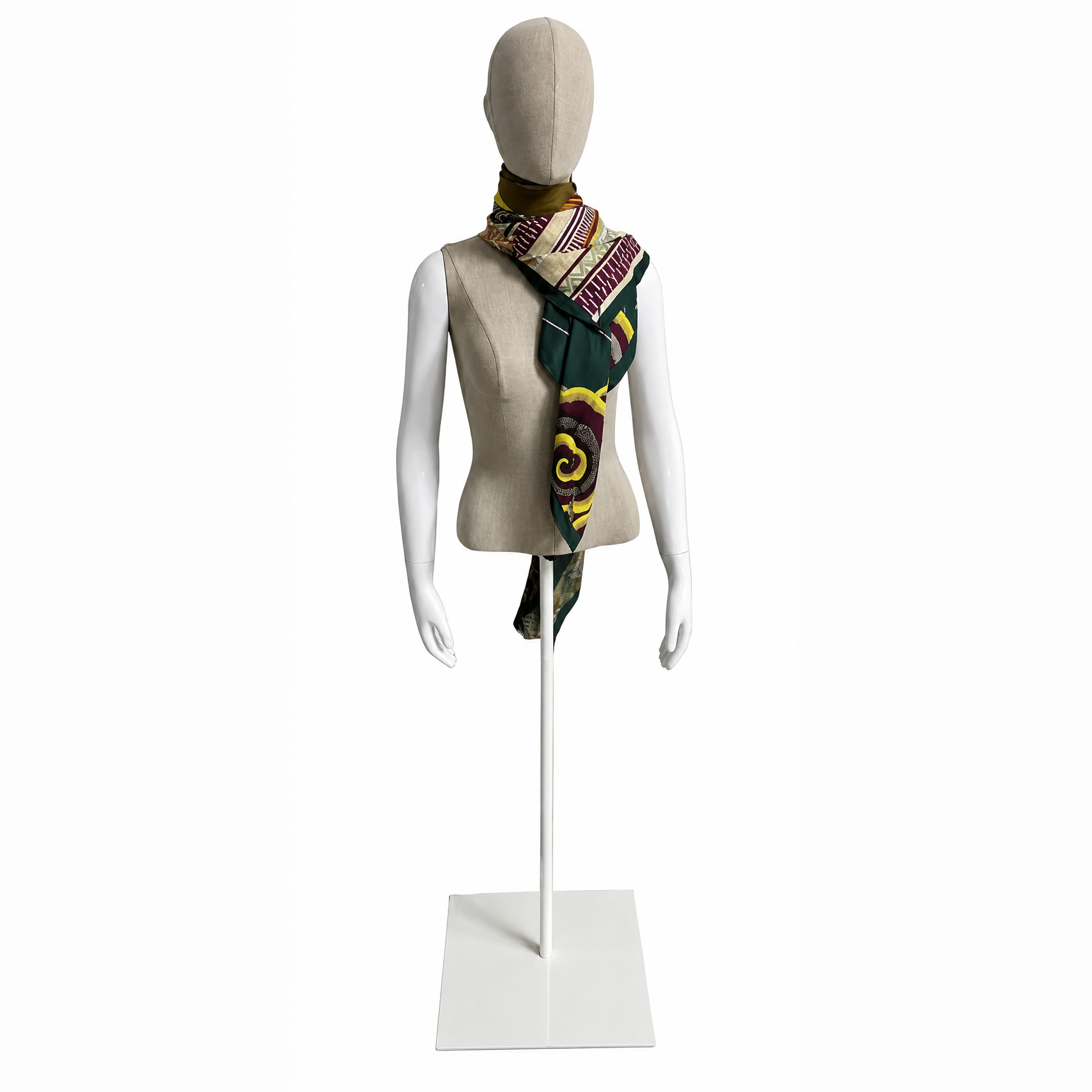 Dammannekäng/torso med huvud och armar.