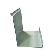 Metallhylla, snedställd, ljus alu. 30 x 20 x H25,5