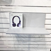 Metallhylla, lutande, ljus alu. 59 x 20 x H25,5