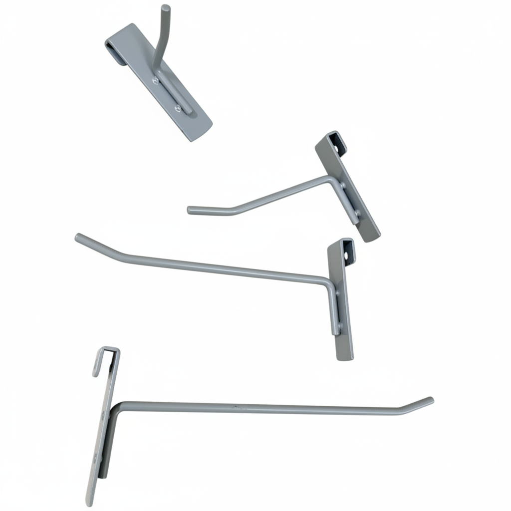 Krok, för galler eller smyckesställ, aluminium, 10 cm