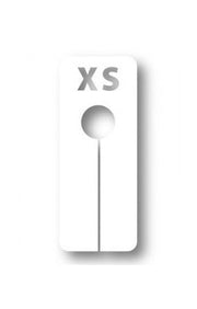 Avlång vit storleksdelare, str. XS