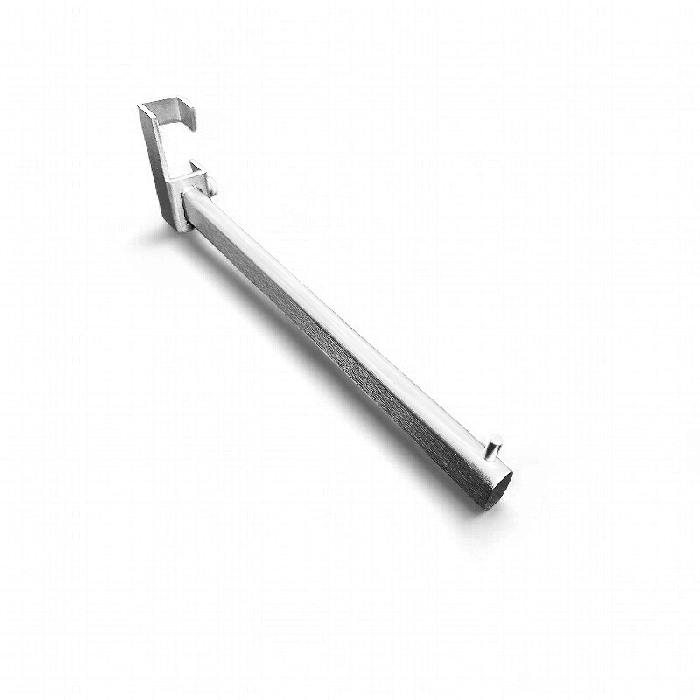 Extra mittarm, rak, för Joystativ, oval modell. Krom