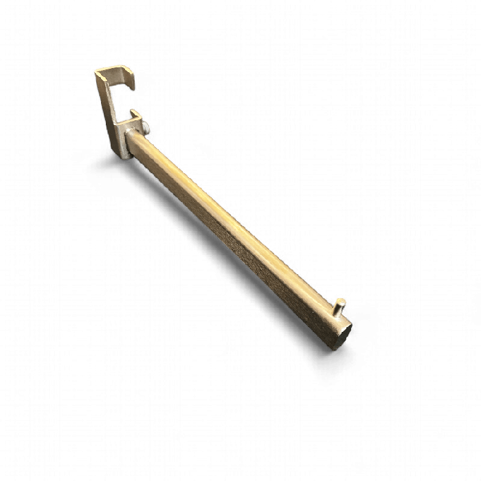 Extra mittarm, rak, för Joystativ, oval modell. Borstad satin