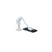 Stöldskydd - till exempel för telefoner. Klar akryl. 5 x 5 x H 12,5 cm.