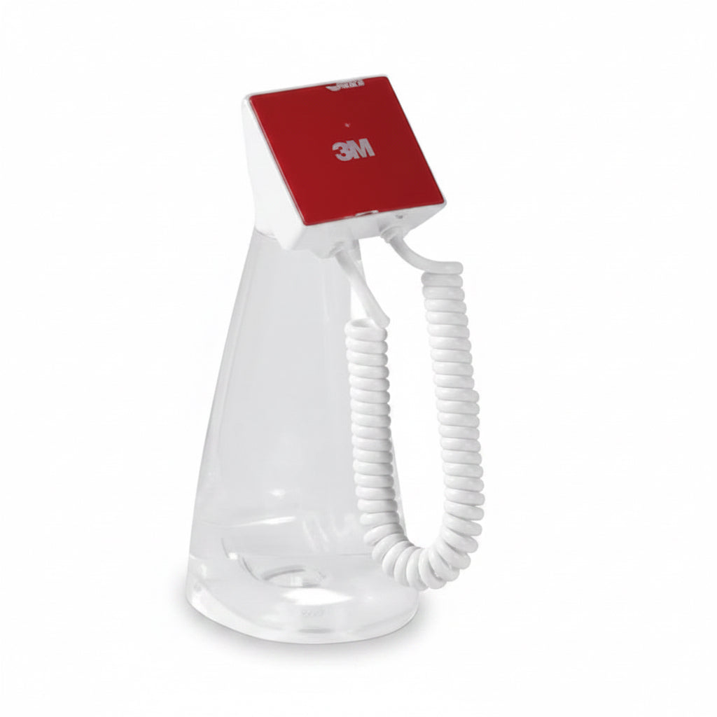 Stöldskydd för mobiltelefoner. Akryl. 6 x 5 x H:13,5 cm