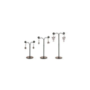 Öronstickdisplay (set om 3 st.) Svart. H 11 - 9 och 7 cm.