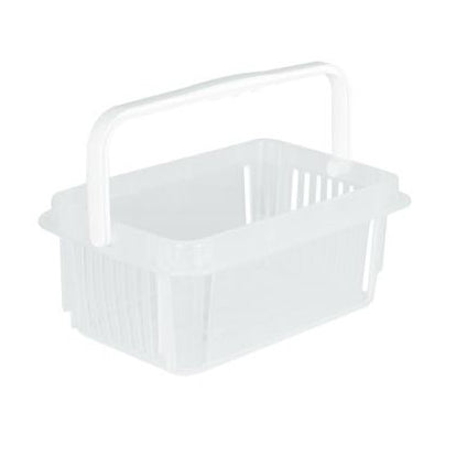 Shoppingkorg. 7 L m/1 handtag. GENOMSKINLIG. L 30,5 x D 20 x H 12 cm