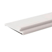 Varestillende, forkant, vit utan front. 1 mtr. Magnetskinne.