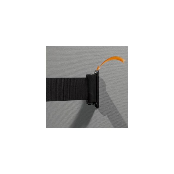 Vægbeslag. SORT - til afspærring